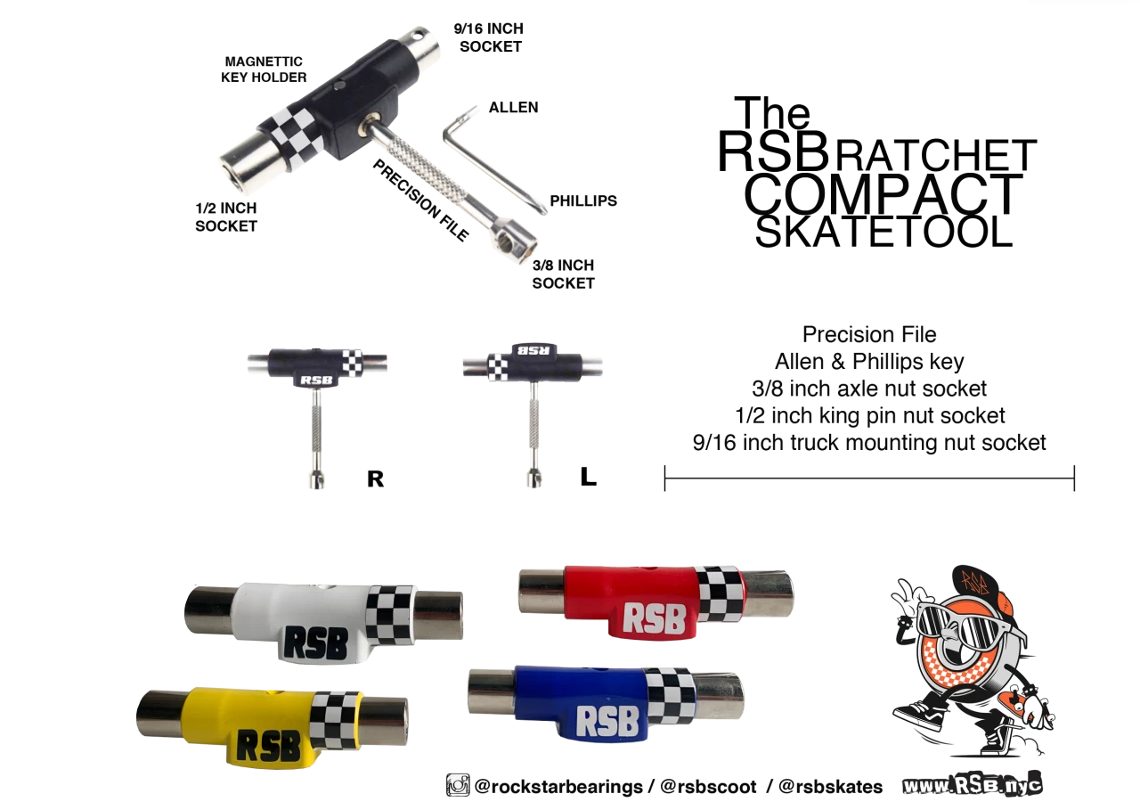 Rock Star Bearings Ratchet Tool Red 4 Rock Star Bearings Ratchet Tool Red – Bild 2