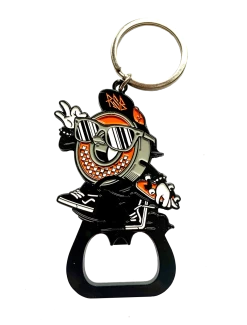 Rock Star Bearings Bottle Opener Key Chain