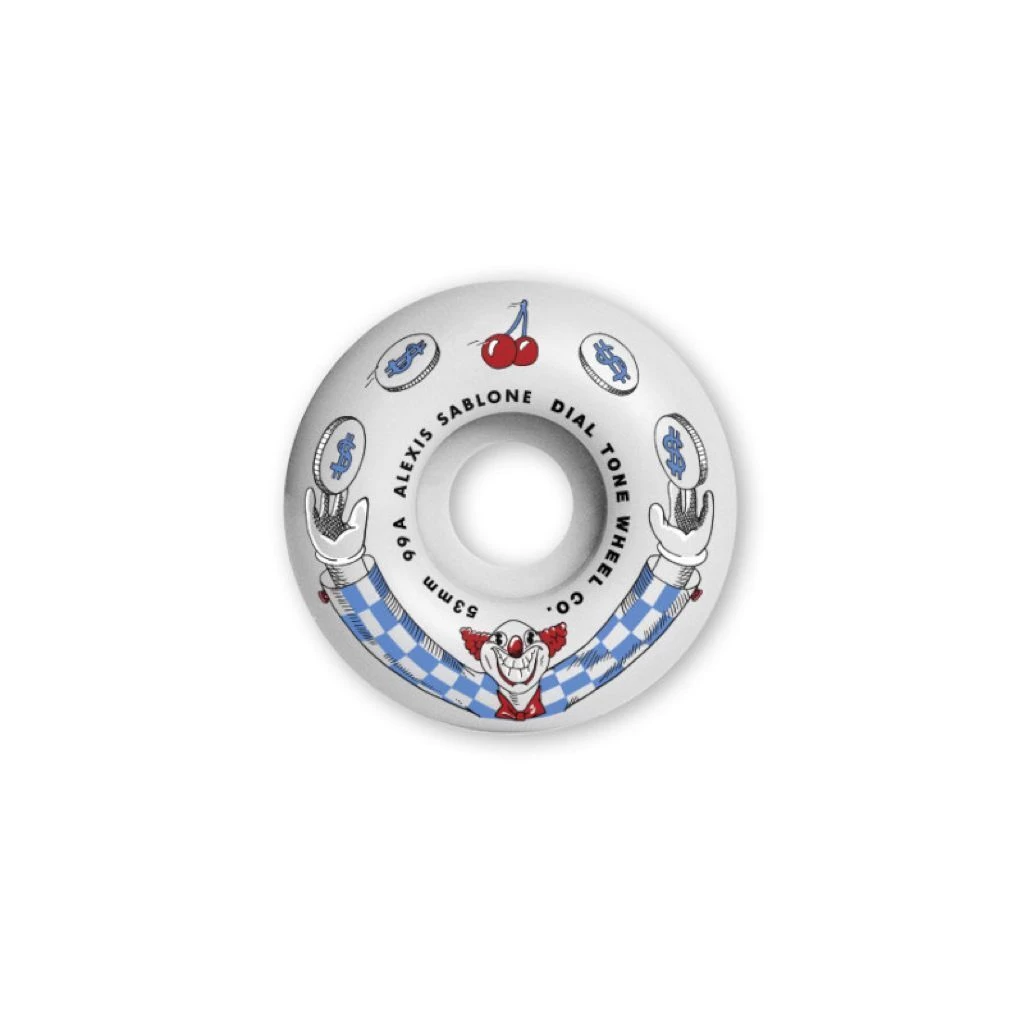 Dial Tone Sablone Wisecracker Standard 99a Wheels - 53mm 3 Dial Tone Sablone Wisecracker Standard 99a Wheels - 53mm