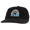 Poler Mtn Rainbow Cap - Black -Stoppen. Gehen. Skateboard Geschäft. 221acu7010 blk 1 1280x1280