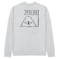 Poler Scribble Pullover - Grey Heather