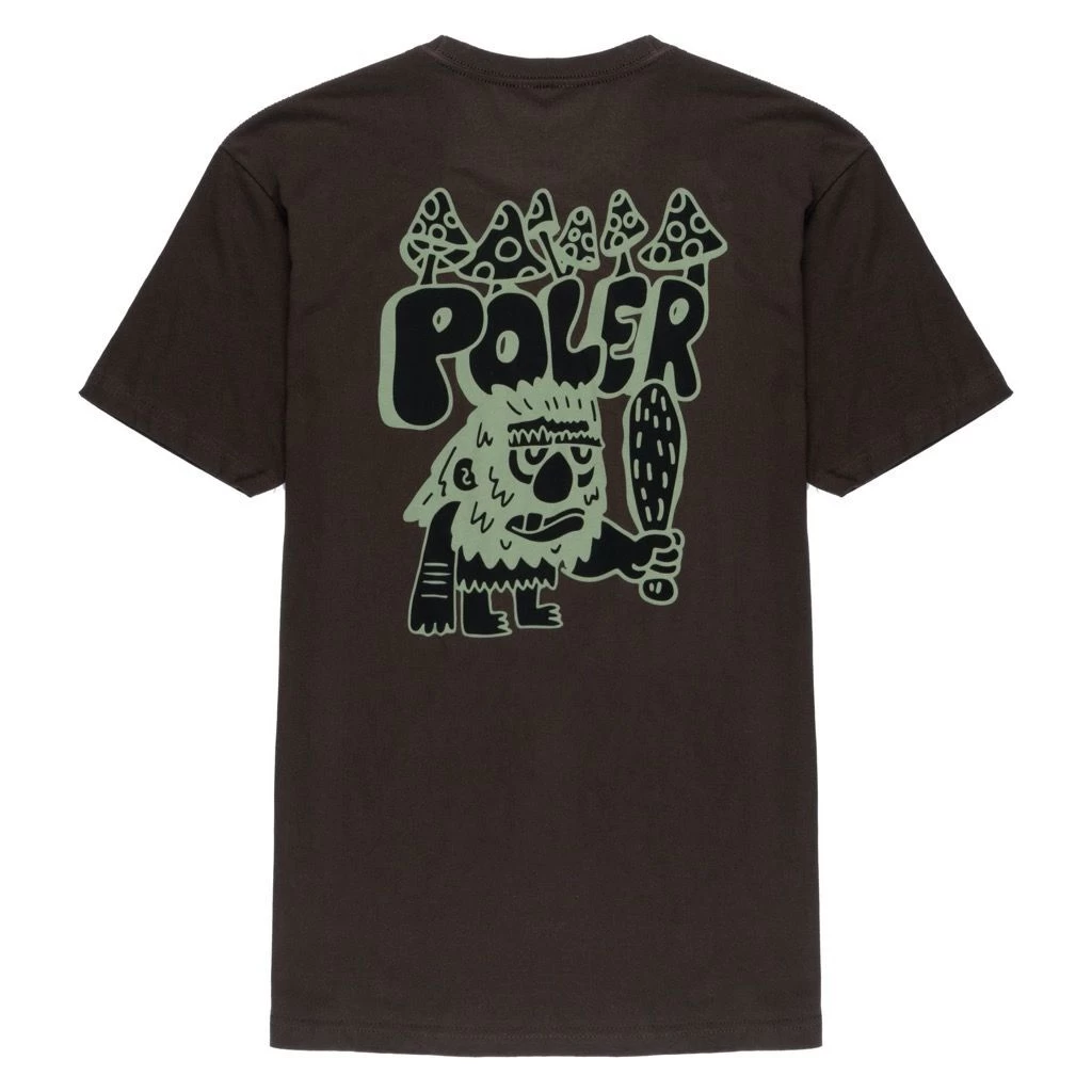 Poler Caveman T-Shirt - Dark Chocolate 3 Poler Caveman T-Shirt - Dark Chocolate