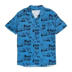 Poler Aloha Hemd - Mystic Portal Blue