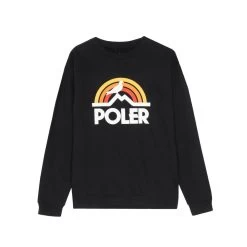 Poler Pigeon Rainbow Pullover - Black
