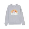 Poler Pigeon Rainbow Pullover - Gray Heather -Stoppen. Gehen. Skateboard Geschäft. 233clm2501 grht 1 1280x1280