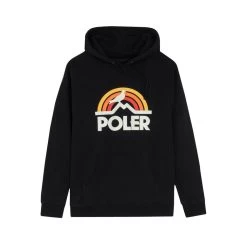 Poler Pigeon Rainbow Hoodie - Black