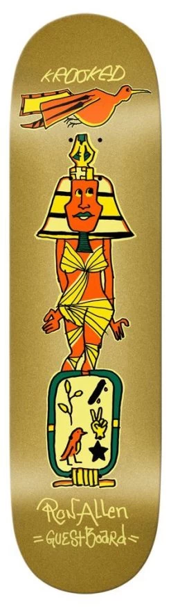Krooked R. Allen Guest Pro Skateboard Deck 8.25