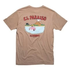 ALTAMONT T-Shirt I EL PARAISO S/S CUSTOM Dark Khaki -Stoppen. Gehen. Skateboard Geschäft. 2 altmtss elp dark khaki 1280x1280
