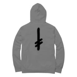 DEATHWISH Sweat THE TRUTH Hooded Heather Grey -Stoppen. Gehen. Skateboard Geschäft. 2 deamsw tht heather grey 1280x1280