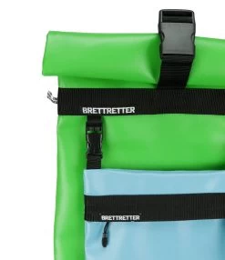 Brettretter Skateboard Crossbag 2.0 Grün / Blau -Stoppen. Gehen. Skateboard Geschäft. Brettretter skateboard rucksack green 02 1280x1280