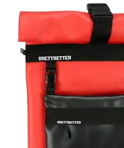 Brettretter Skateboard Crossbag 2.0 Rot / Schwarz -Stoppen. Gehen. Skateboard Geschäft. Brettretter skateboard rucksack red 02 1280x1280