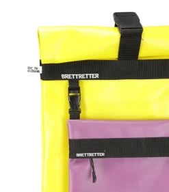 Brettretter Skateboard Crossbag 2.0 Gelb / Lila -Stoppen. Gehen. Skateboard Geschäft. Brettretter skateboard rucksack yellow 02 1280x1280