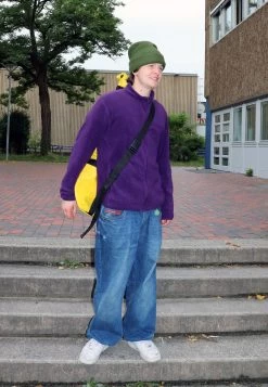 Brettretter Skateboard Crossbag 2.0 Gelb / Lila -Stoppen. Gehen. Skateboard Geschäft. Brettretter skateboard rucksack yellow 04 1280x1280