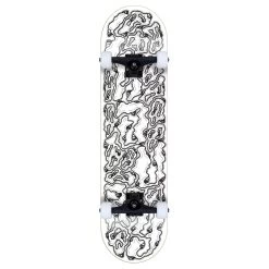 INJURY Komplett Skateboard Ghosts White