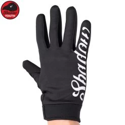Shadow Riding Gear Jr. Conspire Gloves Registered Black YL