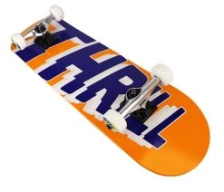 Thrill Komplett Skateboard Logo Orange -Stoppen. Gehen. Skateboard Geschäft. Thrill komplettboard logo orange perspective 1280x1280