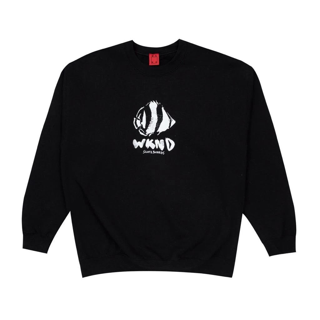WKND Puffy Fish Pullover - Black 3 WKND Puffy Fish Pullover - Black