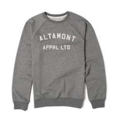 ALTAMONT Sweat NON GAME CREW FLEECE Grey/heather