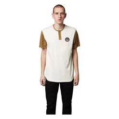 ALTAMONT T-Shirt GRESHAM SS HENLEY White/gold