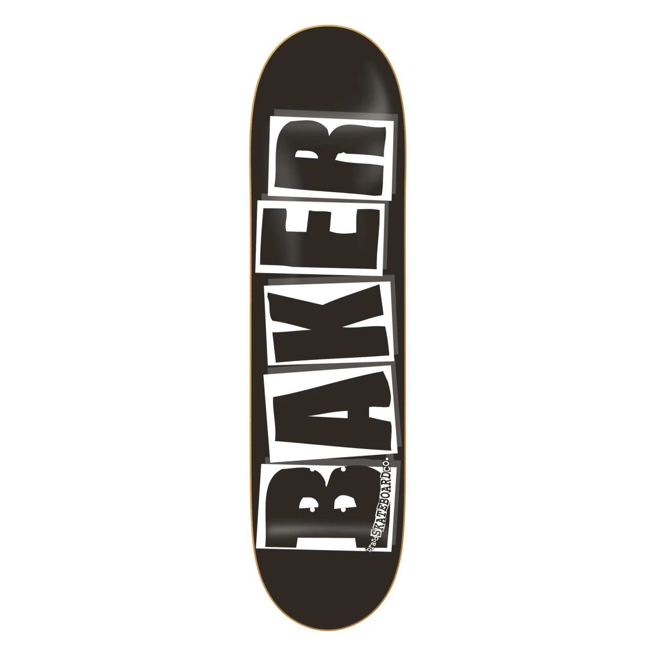 BAKER Deck BRAND LOGO BLK/WHT 8.125 3 BAKER Deck BRAND LOGO BLK/WHT 8.125