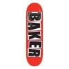 BAKER Deck BRAND LOGO BLACK Red/black 7.8 Black -Stoppen. Gehen. Skateboard Geschäft. bakdec brloblk78 black 1280x1280