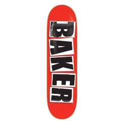 BAKER Deck BRAND LOGO BLACK Red/black 7.8 Black