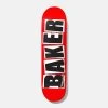 BAKER Deck BRAND LOGO BLACK Red/black 8.475 -Stoppen. Gehen. Skateboard Geschäft. bakdec brloblk84 black 1280x1280