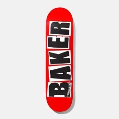 BAKER Deck BRAND LOGO BLACK Red/black 8.475