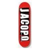 BAKER Deck JACOPO LOGO 8.25 -Stoppen. Gehen. Skateboard Geschäft. bakdec jac red 1280x1280