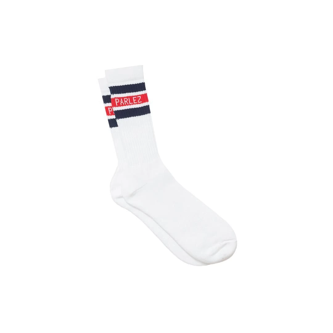 Parlez Block Socken - Navy X Red 3 Parlez Block Socken - Navy X Red