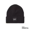 HUF Essentials Box Logo Beanie Black -Stoppen. Gehen. Skateboard Geschäft. bn00090 black 1 1280x1280