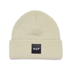 HUF Essentials Box Logo Beanie - Natural