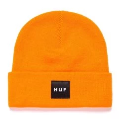 HUF Essentials Box Logo Beanie Orange
