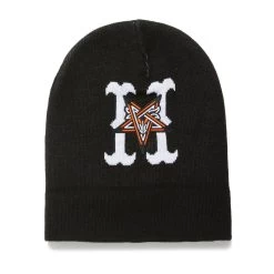 HUF X Thrasher Field Crew Beanie - Black -Stoppen. Gehen. Skateboard Geschäft. bn00133 black 3 1280x1280