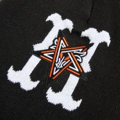 HUF X Thrasher Field Crew Beanie - Black -Stoppen. Gehen. Skateboard Geschäft. bn00133 black 5 1280x1280