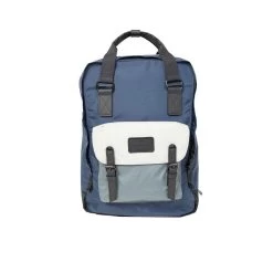 Doughnut Macaroon Large Go Wild Series Rucksack - Navy X Grey