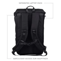 Doughnut Colorado Reborn Black Series Rucksack - Black -Stoppen. Gehen. Skateboard Geschäft. d104reb 0003 f 3 1280x1280