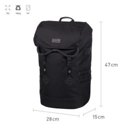 Doughnut Colorado Reborn Black Series Rucksack - Black -Stoppen. Gehen. Skateboard Geschäft. d104reb 0003 f 5 1280x1280