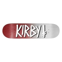 DEATHWISH Deck GANG NAME TK BUR/WHT 8.5