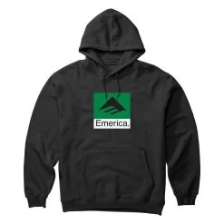 EMERICA Sweat CLASSIC COMBO HOODIE Black