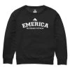 EMERICA Sweat COLLEGIATE CREWNECK Black -Stoppen. Gehen. Skateboard Geschäft. ememswh colc black 1280x1280