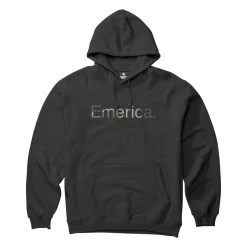EMERICA Sweat PURE LOGO HOODIE Black/camo