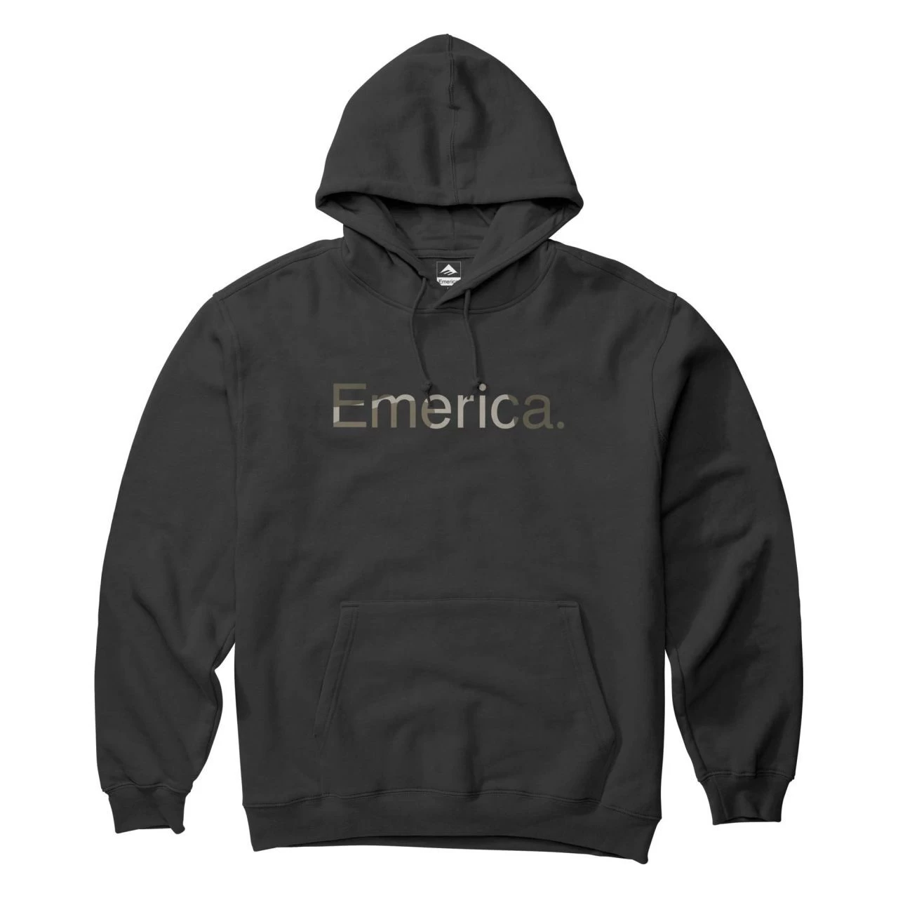 EMERICA Sweat PURE LOGO HOODIE Black/camo 3 EMERICA Sweat PURE LOGO HOODIE Black/camo