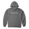 EMERICA Sweat PURE LOGO HOODIE Dark Charcoal -Stoppen. Gehen. Skateboard Geschäft. ememswh puloho dark charcoal 1280x1280