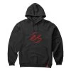ES SKB Sweat SCRIPT 2 HOODIE Black/red -Stoppen. Gehen. Skateboard Geschäft. essmswh scr2 black red 1280x1280
