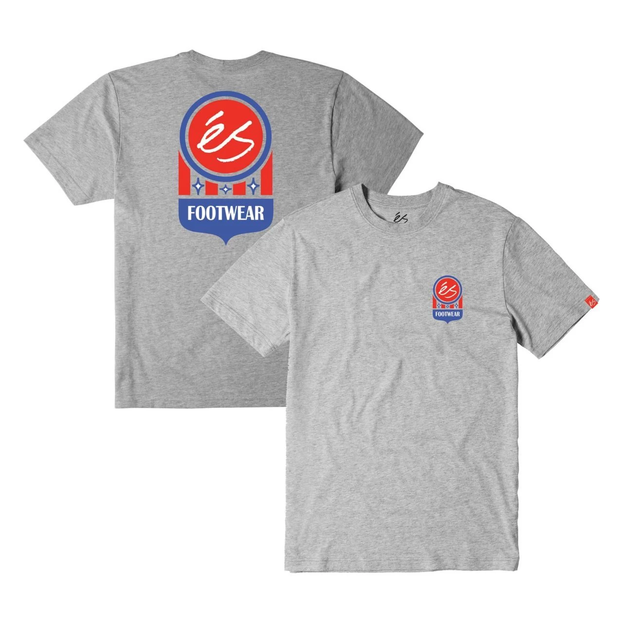 ES SKB T-Shirt COURT LOGO Grey Heather 3 ES SKB T-Shirt COURT LOGO Grey Heather