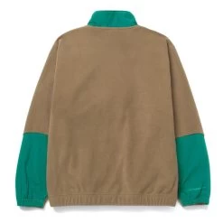 HUF Range Quarter Zip Polar Fleece - Olive -Stoppen. Gehen. Skateboard Geschäft. fl00183 olive 2 1280x1280