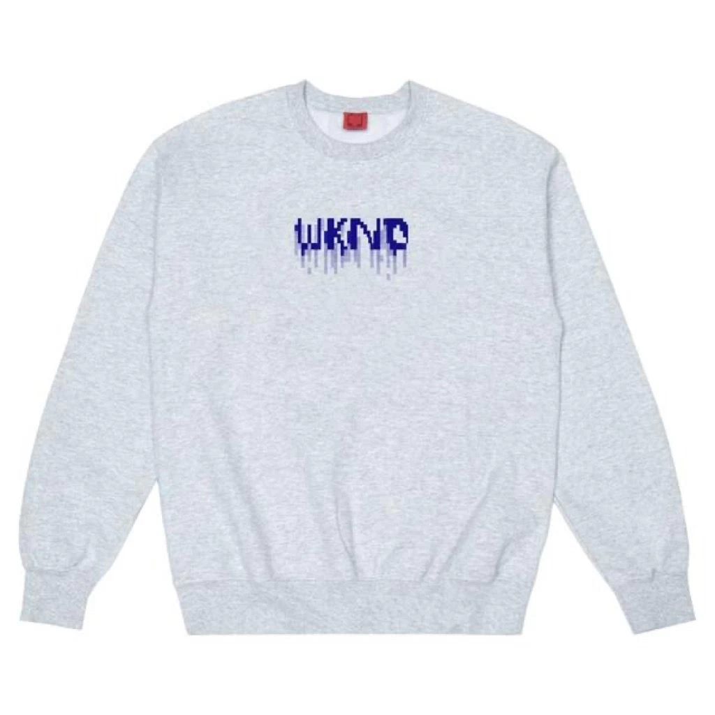 WKND Drip Pullover - Heather Grey 3 WKND Drip Pullover - Heather Grey