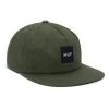 HUF Essentials Unstructured Box Snapback - Loden -Stoppen. Gehen. Skateboard Geschäft. ht00544 loden 1 1280x1280