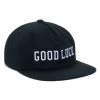 HUF Goodluck Snapback - Black -Stoppen. Gehen. Skateboard Geschäft. ht00606 black 1 1280x1280
